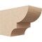 Ekena Millwork 6in. W x 8in. H x 12in. L Ridgewood Woodgrain TimberThane Rafter Tail, Primed Tan RFTUR06X08X12RIDRCPR - alternate 1